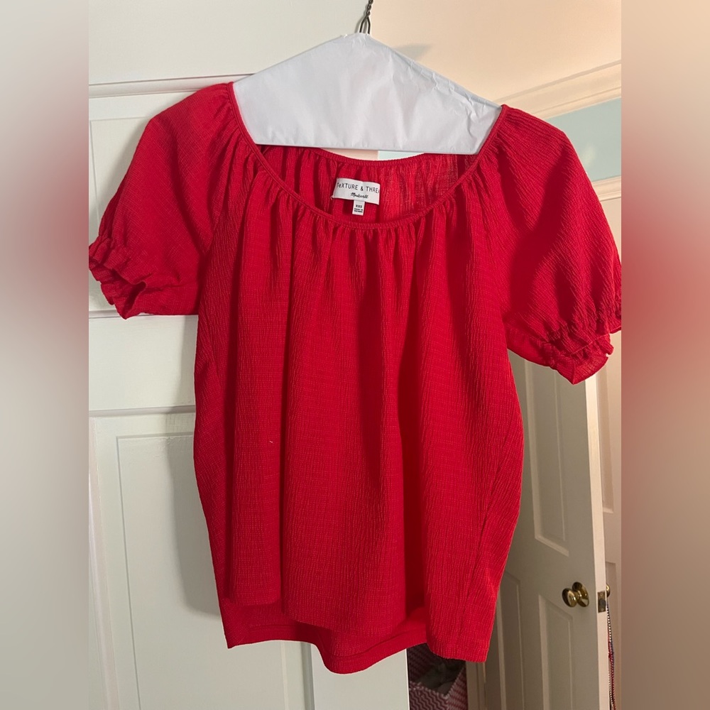 Madewell Red Top